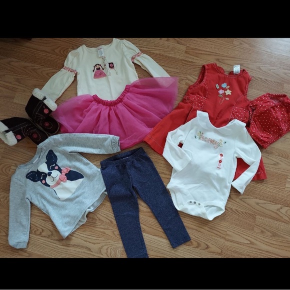 GYMBOREE LOT SIZE 2T dress pants sweater tutu